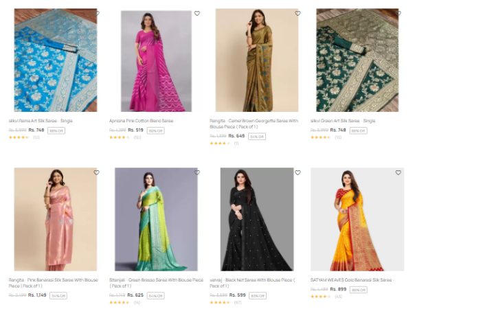 Snapdeal Combo Offers Today-Sarees